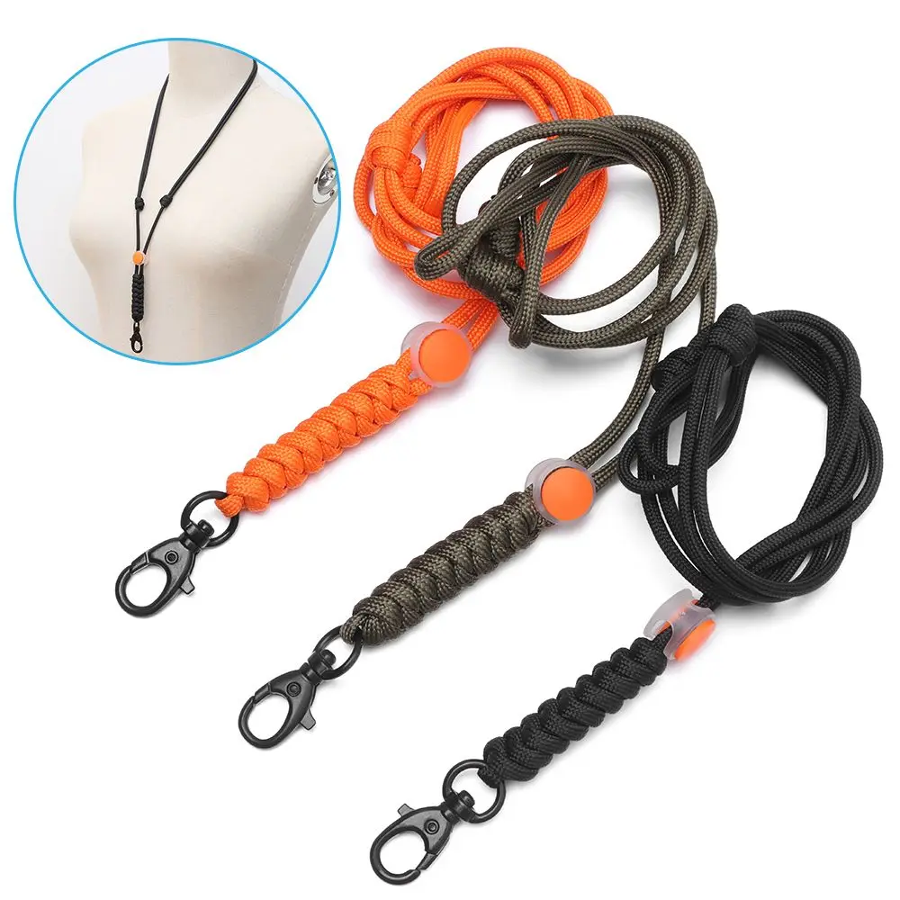 

High Strength Parachute Cord Paracord Keychain Lanyard Buckle Key Ring Self-Defense Emergency Survival Backpack Outdoor Tools