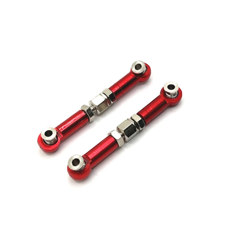 

2Pcs Metal Front Steering Rod Steering Links For MJX H16 16207 16208 16209 16210 1/16 RC Car Upgrades Parts Accessories 1