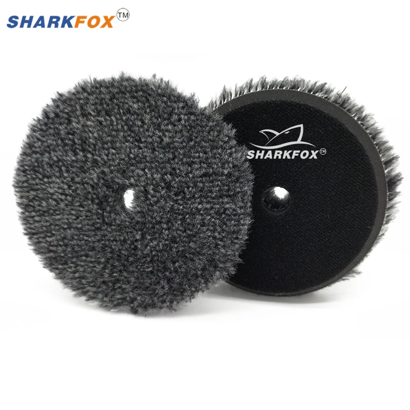 

5/6Inch Wool Polishing Pad High Density Lambs Woollen Polish Buffing Pad Car Polisher Buffing Waxing