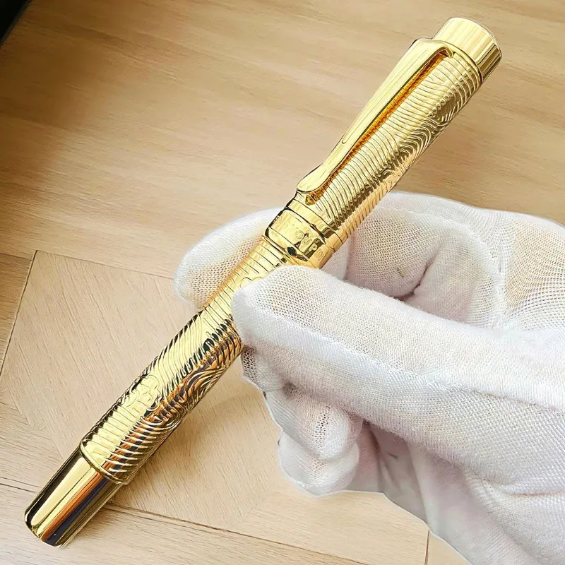 Фото Ручка-перо Pengchen Brass High Beauty, серия Shanhe, для офиса и бизнеса, с пером типа 