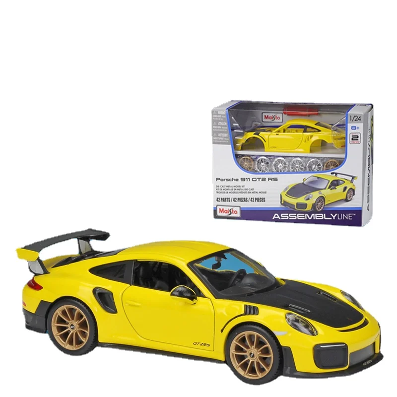 

Maisto 1:24 2018 Porsche 911 GT2 RS Sports Car Simulation Alloy Car Assembly Model Car Collection Gift Toy B758