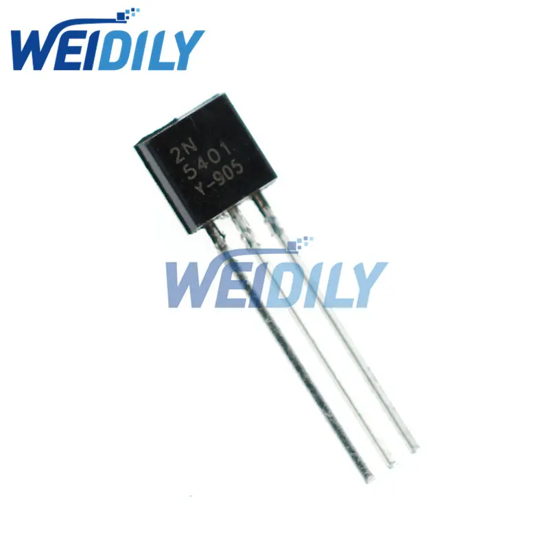 

100PCS/Lot 2N5401 5401 Triode TO-92 0.3A 150V PNP Original New Wholesale Electronic