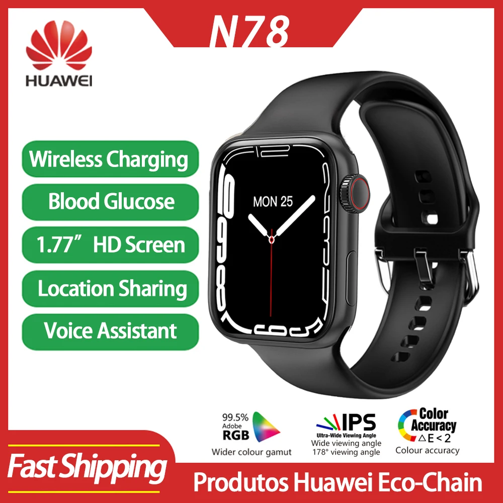 

Huawei Reloj Full Screen Smartwatch Man IWO 14 Pro Max Serie 7 Fitness Bracelet Wireless Call Wristwatch Woman GPS Share Watches