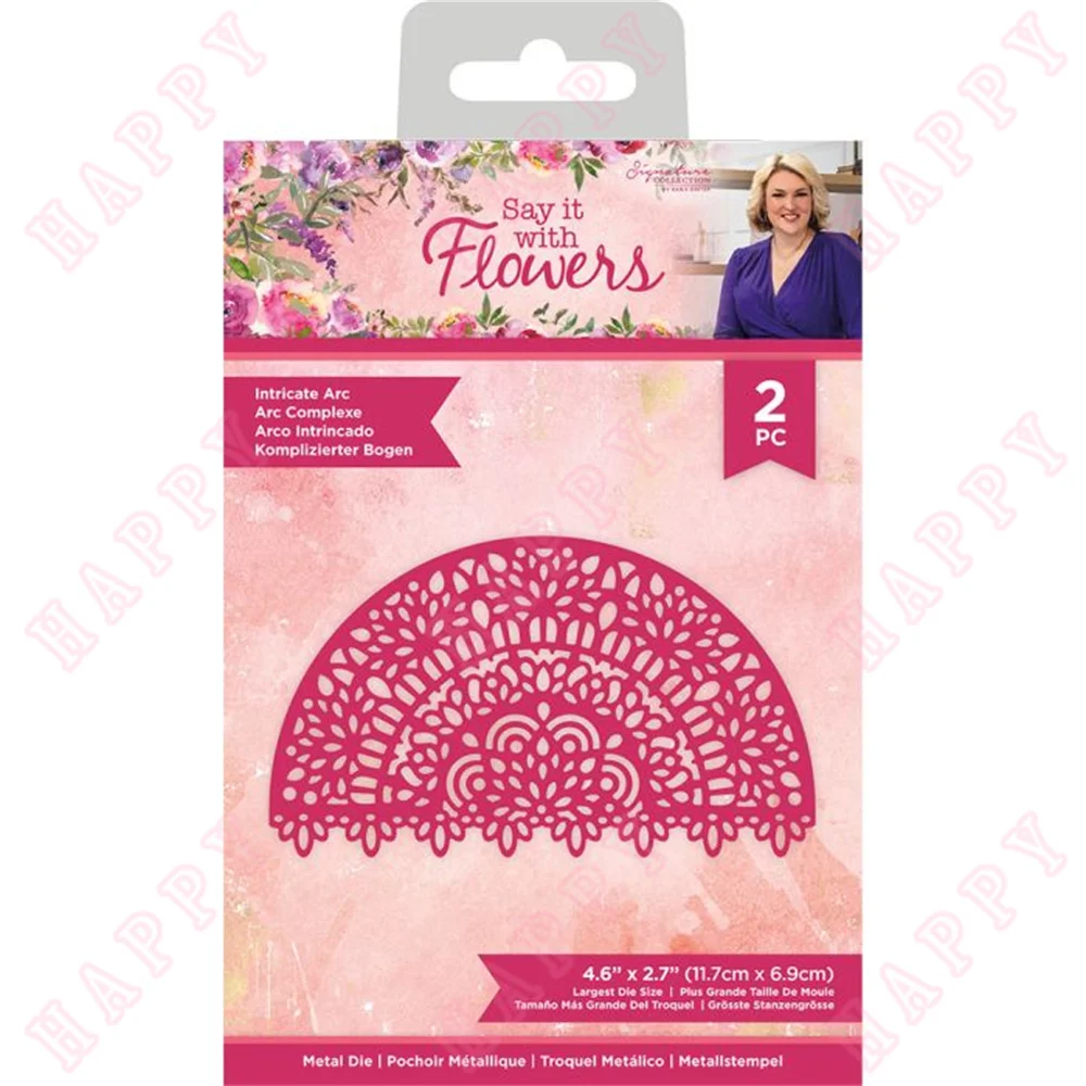 

Metal Cutting Dies Intricate Arc For DIY Scrapbooking Envelope Greeting Card Decorative Embossing Handcraft Paper Craft Template