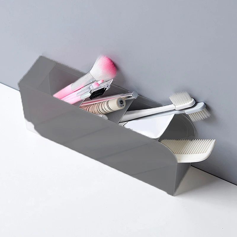 Настольный держатель для ручек 2 шт. настольный прозрачный с 4 ячейками школьные и