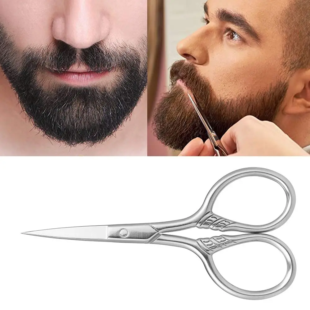

Mini Barber tool Stainless Steel Beard Scissors Eyebrow Cutting Nose Hair Scissors Scissors