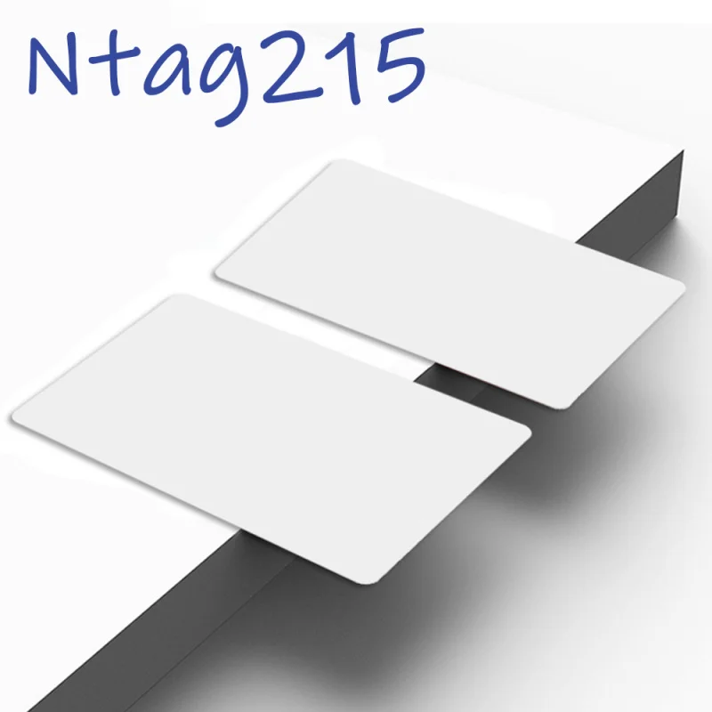 Индивидуальная смарт-чип-карта RFID ntag215 ключ NFC 504 байта ПВХ-тег iso14gar IC Bluetooth