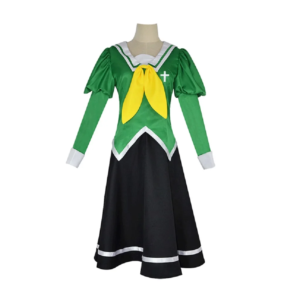 Унисекс аниме Cos Shiraki Hime косплей костюм Хэллоуин униформа нестандартного размера