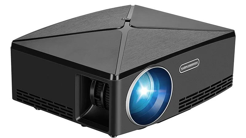 

Aun C80 Portable 2200 Lumens Projector Hd Led 1280 X 720p Native Home Theater Projectors