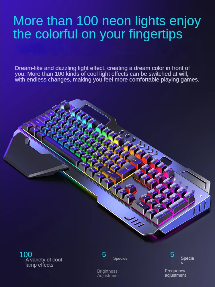 Mechanical Wired keyboard Mechanical keyboard PCB game keyboard and mouse key caps for mechanical keyboards