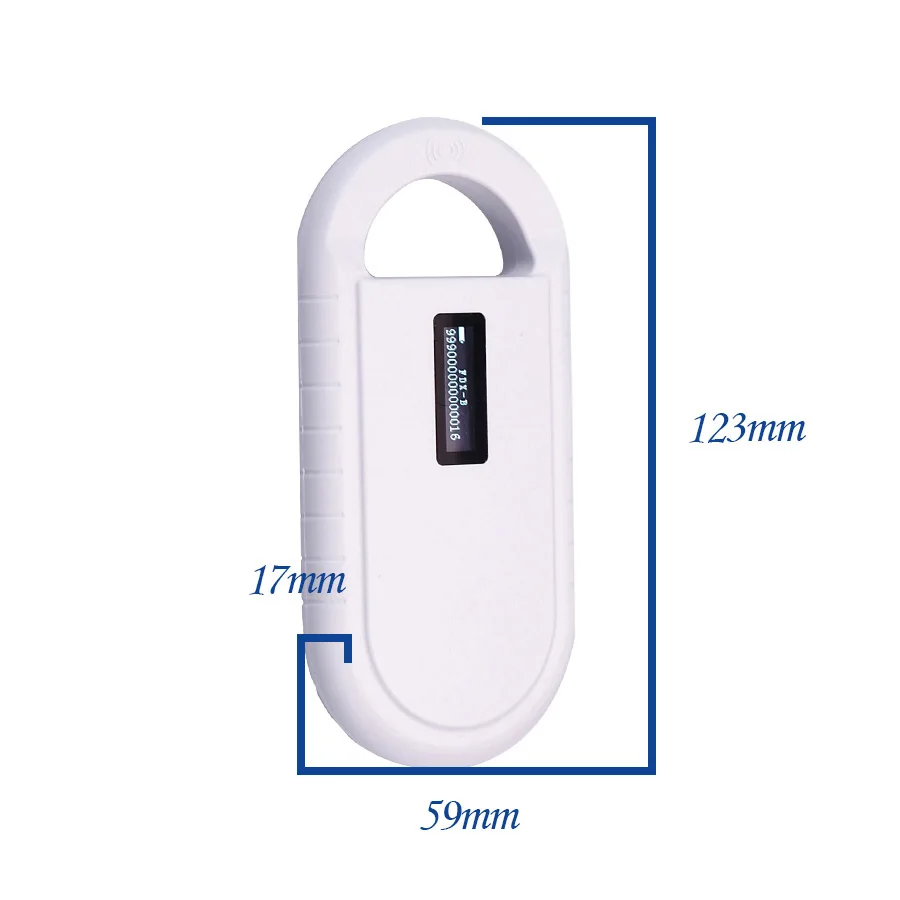 Сканер микрочипа для домашних животных Pumelo считыватель радиочастотной