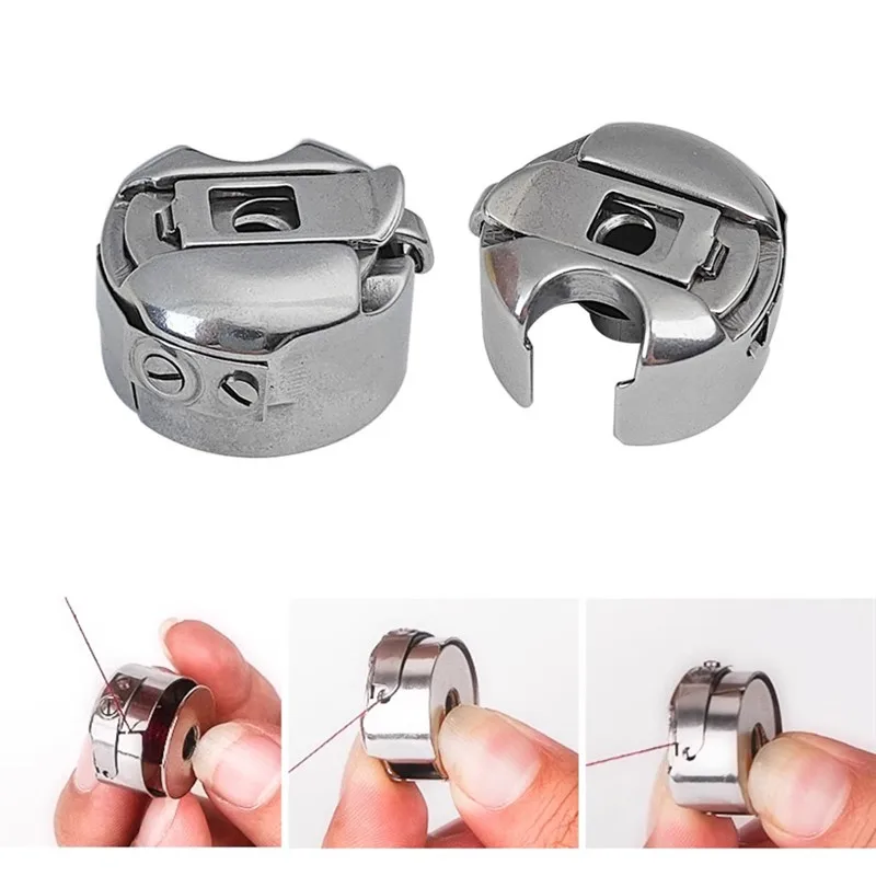 Стальная Промышленная швейная машина бобина компьютер плоская шпуля для шитья