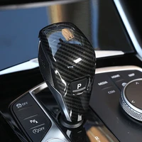 suitable for bmw 3 series g20g28 carbon fiber central control shift head gear panel multimedia handle cover