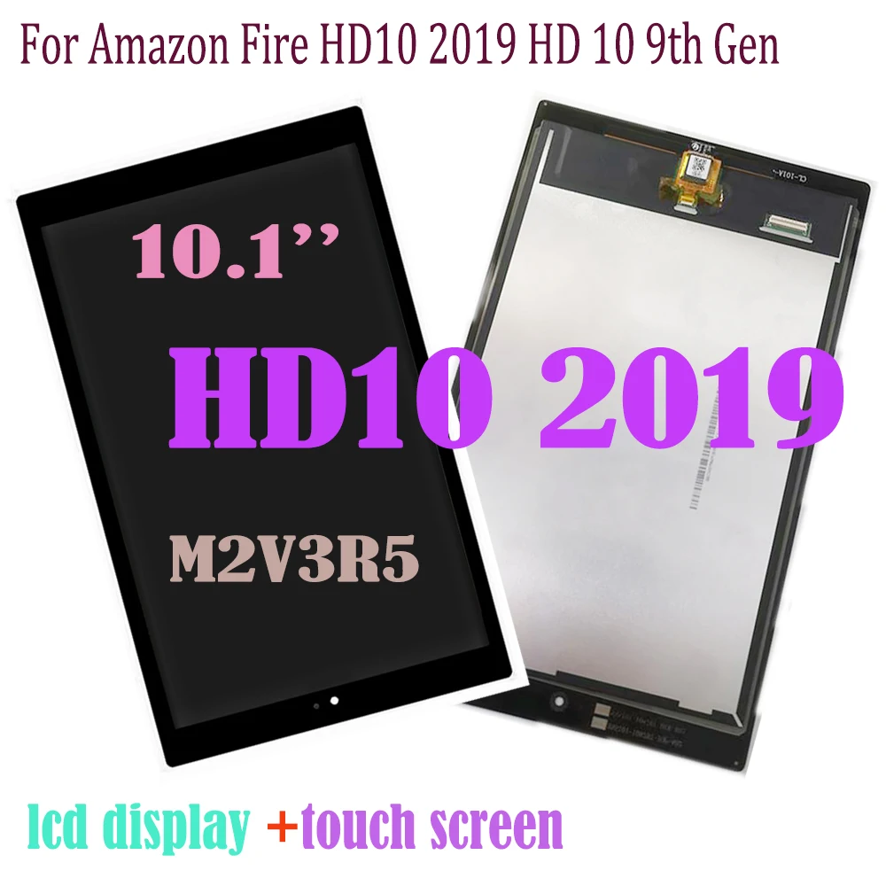 Для amazon kindle fire hd 10 9 2019 m2v3r5 ЖК-дисплей с цифровым преобразователем сенсорного