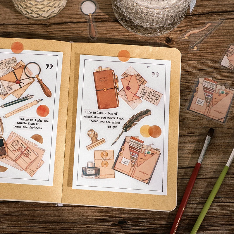 

30 упаковок, бумажные наклейки для скрапбукинга