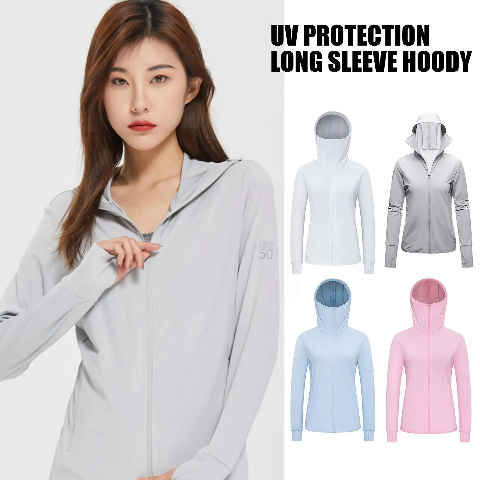 

Summer UV Protection Hoody Long Sleeve Quick Dry Jacket T-Shirt Thin Sun Protection Clothing For Outdoor Fishing Tops Unive G4O6