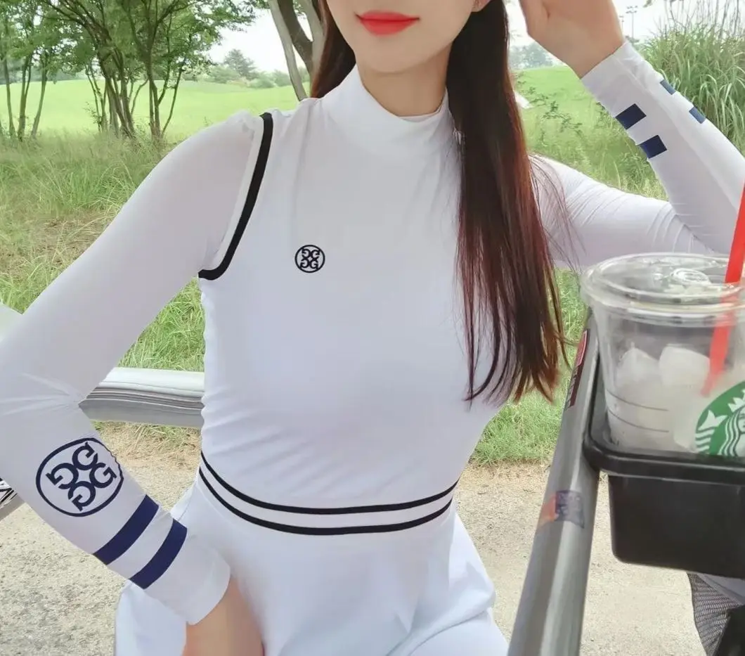 Spring/summer 2022 new golf clothing ladies sleeveless dress casual outdoor sports waist waist short sleeve sundress summer