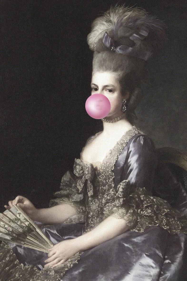 Настенное художественное полотно живопись жвачка для головы повязка на глаза