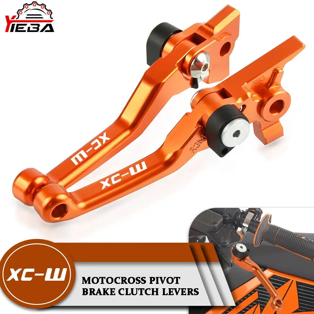 

XCW XC-W CNC Dirt Bike Motocross Pivot Brake Clutch Levers For 125XCW 150XCW 200XCW 250XCW 300XCW 400XCW 450XCW 525XCW 500XCW