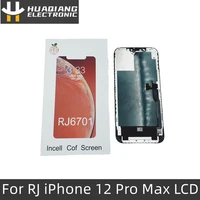 rj original high quality lcd for iphone 12 pro max digitizer component lcd assembly screen replacement display free shipping