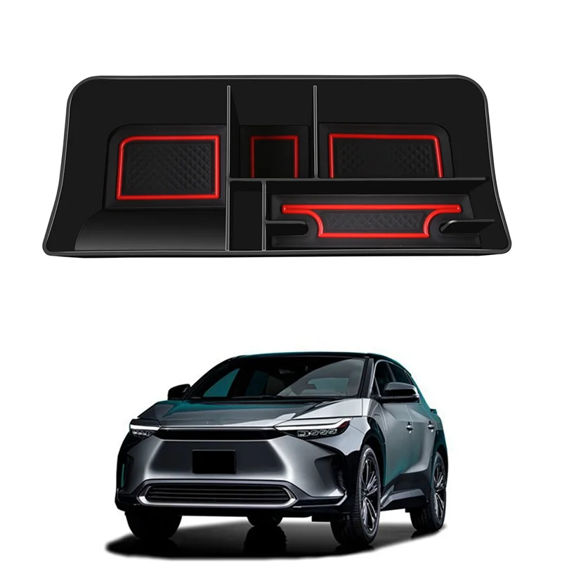 Центральная консоль для Toyota BZ4X 2022 + передний лоток хранения аксессуары салона