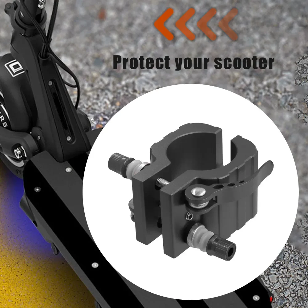 Фото Модернизированный складной зажим для Dualtron Dt3 Spider Speedual Zero 8X 10X 11X для Kugoo G1, новый замок, прочный замок с вертикальным стержнем №2