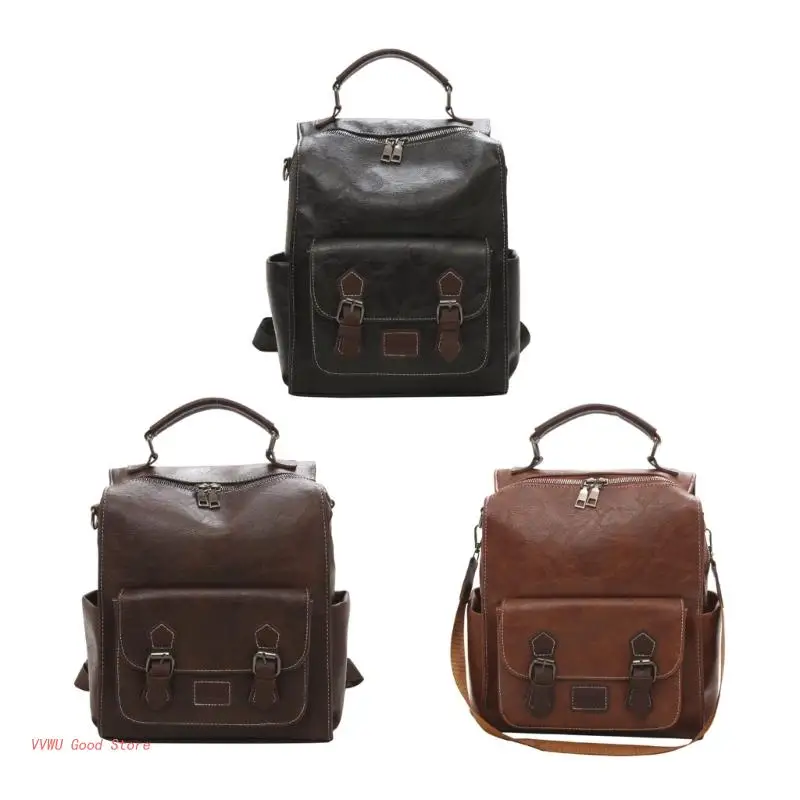 

Рюкзак-Кошелек для женщин, модная повседневная дорожная вместительная сумка из искусственной кожи для книг