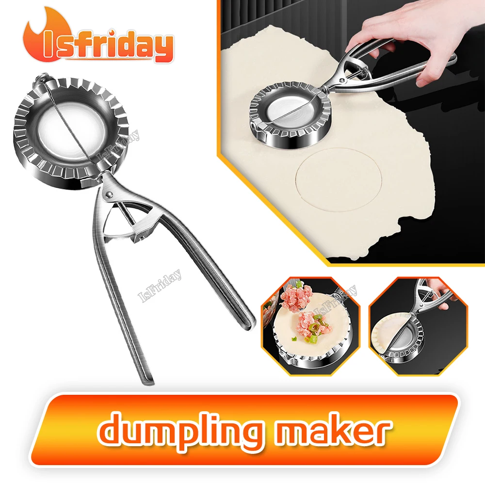 

Dumpling Divine Tool 304 Stainless Steel Dumpling Skin Mold Lazy Man Quick Automatic Dumpling Tool Dumpling Tool