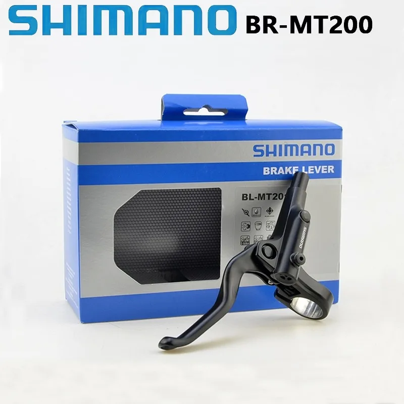 Фото SHIMANO MT200 Комплект гидравлических тормозных рычагов для велосипеда, левая и правая надежная остановка для всех погодных условий №2