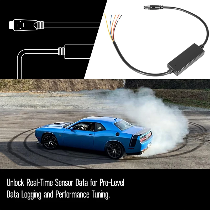 Фото Кабель для подключения датчиков H021-002-06, совместимый с HP Tuners MPVI2+, MPVI3, MPVI4, аналоговый кабель CAN-шины в стиле PROLINK+ №2