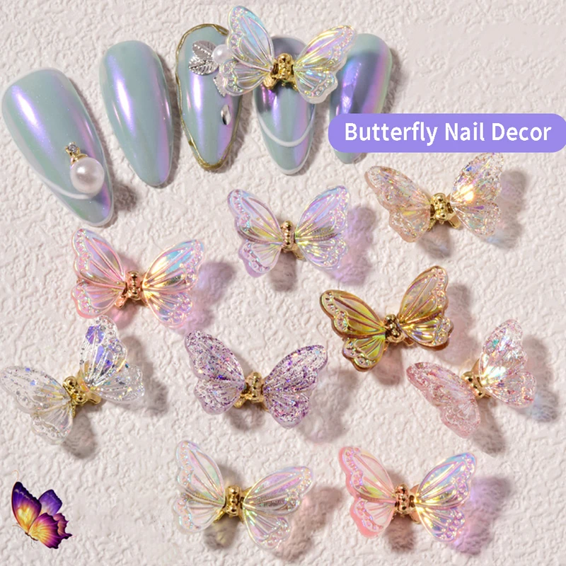 

1 шт., украшение для ногтей в виде бабочки