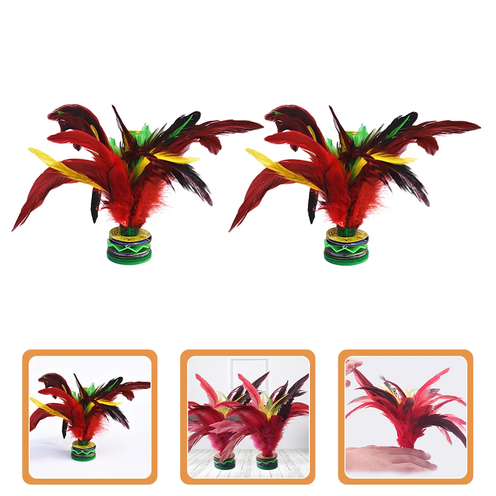 

Shuttlecocks Shuttlecock Jianzi Kick Foot Chinese Toys Toy Kicking Kids Exercise Colorful Leisure Chicken China Fitness Game