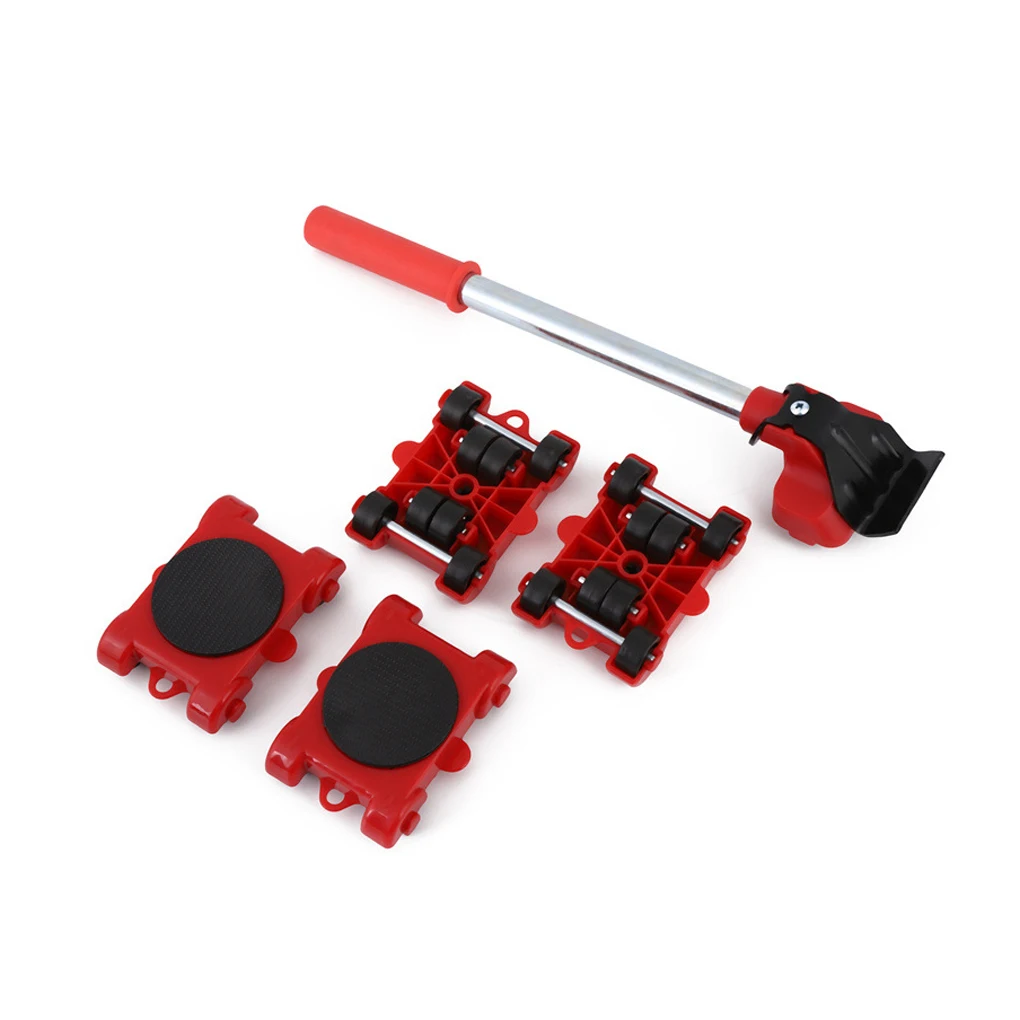 

5Pcs Set Furniture Lifter Moving Slider Mover Transport Set Hand Tools