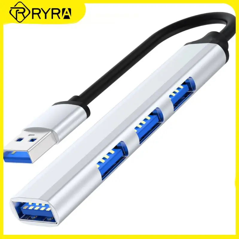 

RYRA USB C Hub 4 In 1 High Speed Expander 3.0 Multi-function Multi Splitter Adapter Laptop Notebook Computer Office Accessories