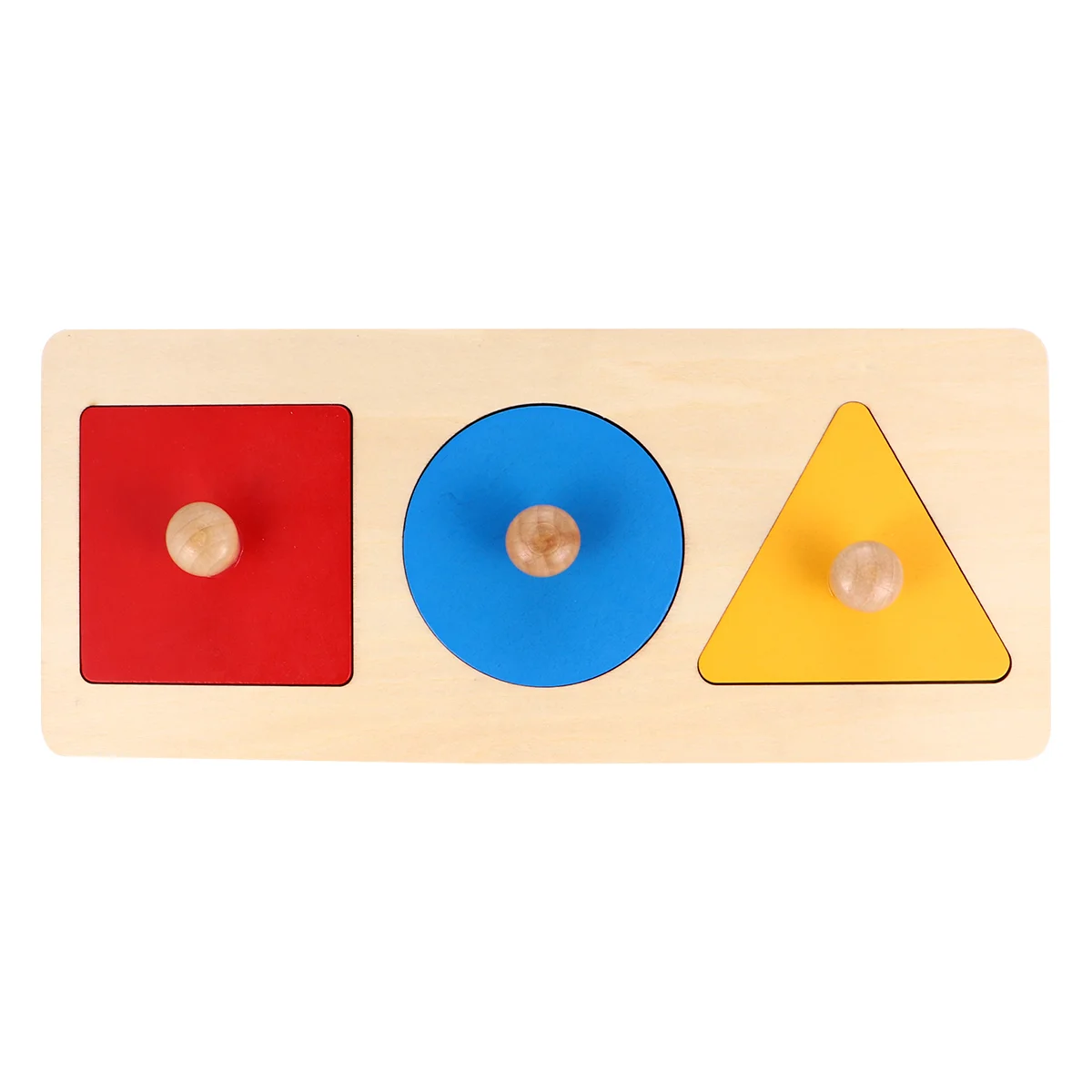 

Puzzle Geometry Toy Wooden Shape Kids Puzzles Montessori Geometric Toys Board Sorter Knob Shapes Math Blocks Sorting First Year
