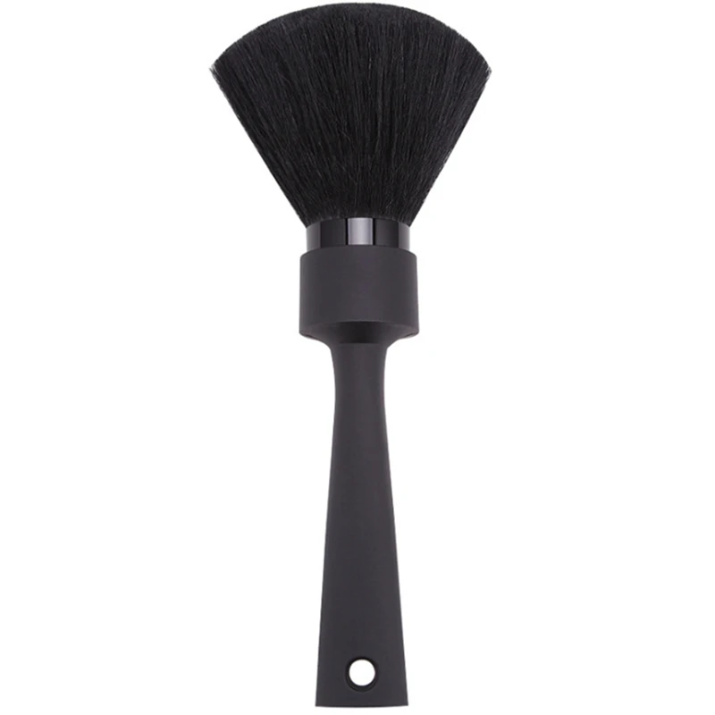 

Barber Haircut Brush Neck Duster Hair Cutting Salon Hairdressing Cleaning Shaving Stylist Bristle (Black Handle)
