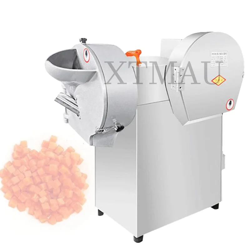 

Double Head Double Frequency Vegetable Cutting Machine Cabbage Chilli Potato Onion Slicing Shredding Dicing Cut Section Machine