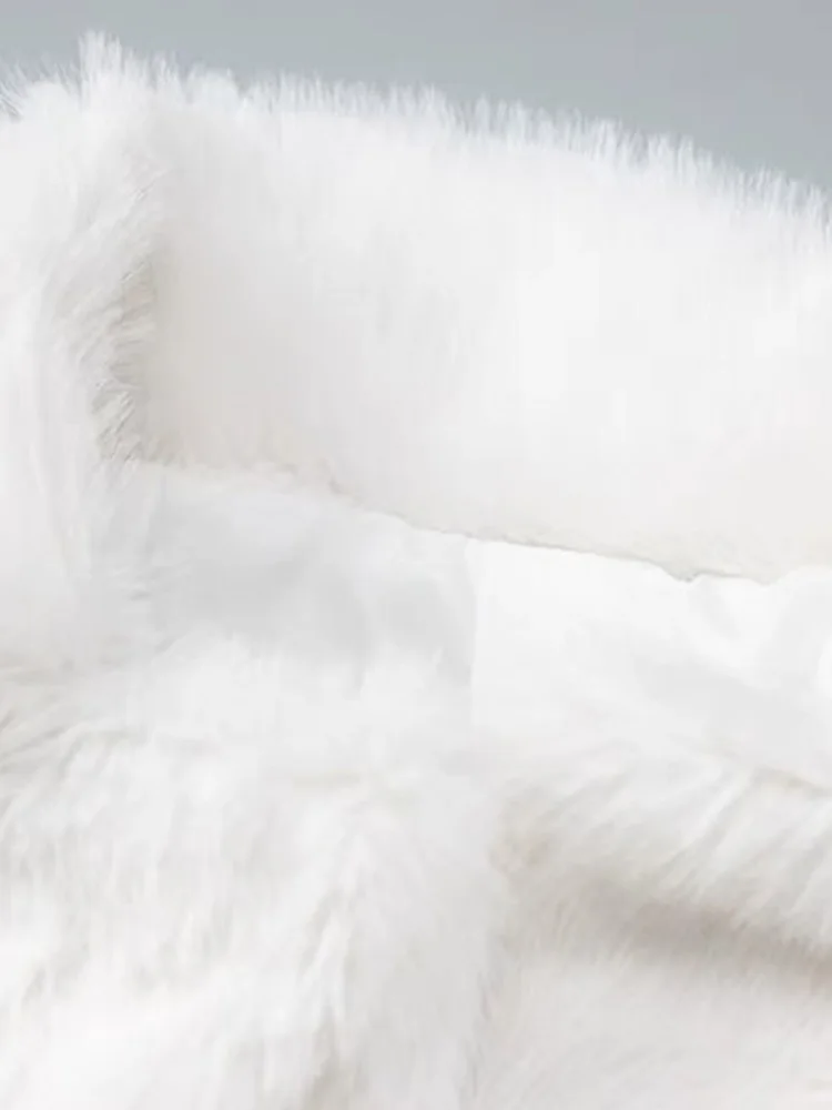 Модный мех для женщин винтажная уличная одежда повседневная из искусственного