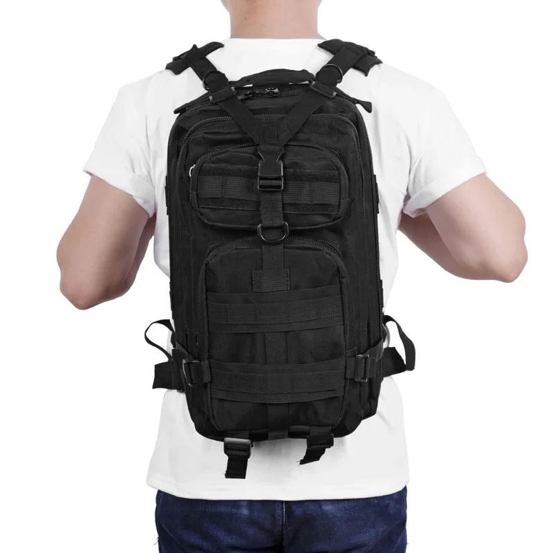 WANAYOU Waterproof Military Tactical Backpack 20-25L Outdoor Hiking Men's Travel Climbing Bag Camping Trekking |