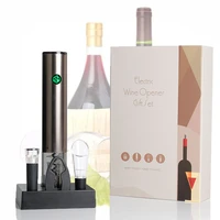 viboelos electric wine bottle opener foil cutter set rechargeable battery automatic corkscrew wine accessories kitchen gadgets