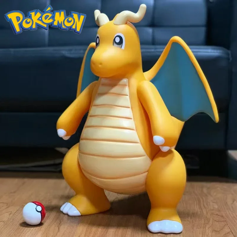 

Big Size 1:1 Pokemon Dragonite Cute Action Figure Toys 40cm Anime Pocket Monster Cartoon Figurines Model Statue Dolls Toys Kids