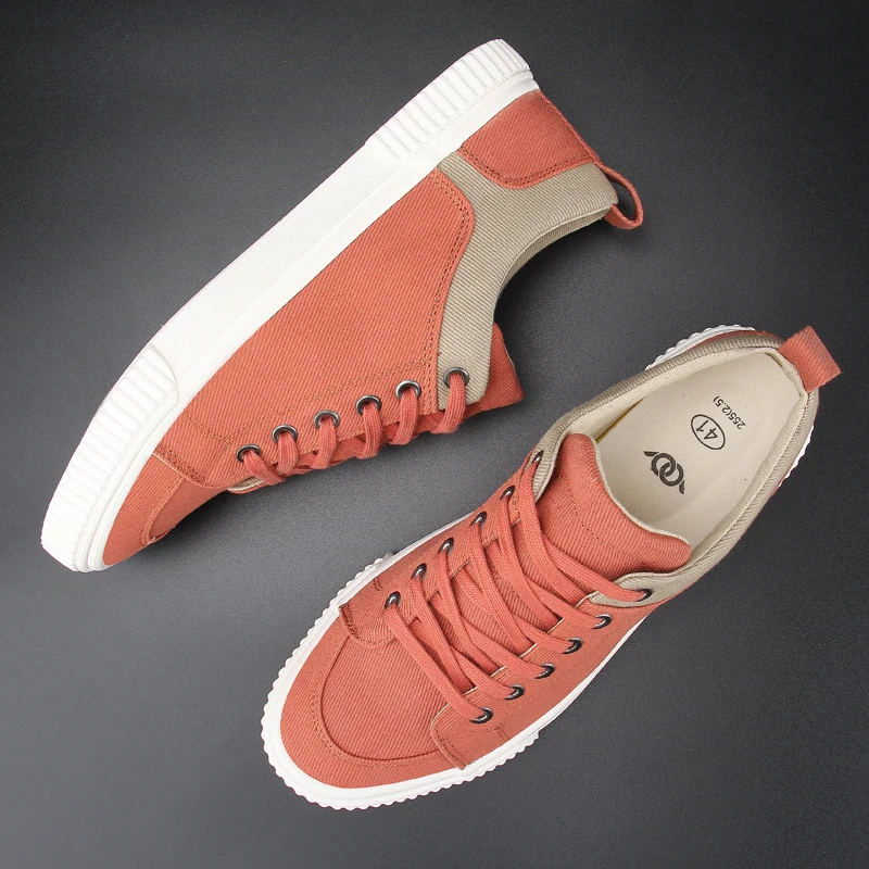 

Spring Boy Canvas Shoes Fashion Black Vulcanized Shoes For Mens Hard-Wearing Men Walking Canvas Shoes Brand Flats Shoes Man