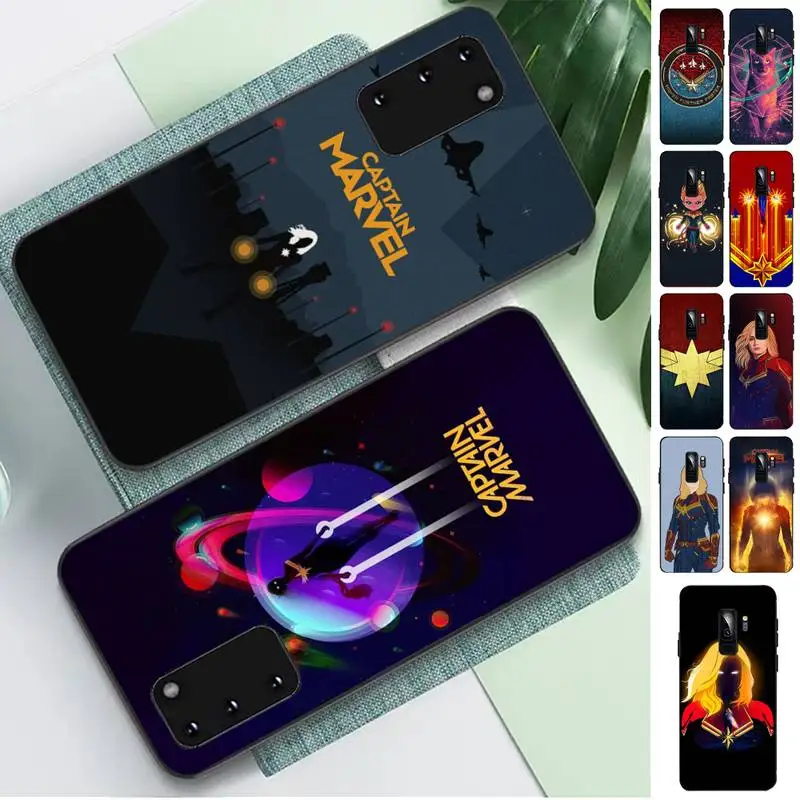 

Disney Captain Marvel Phone Case for Samsung S10 21 20 9 8 plus lite S20 UlTRA 7edge