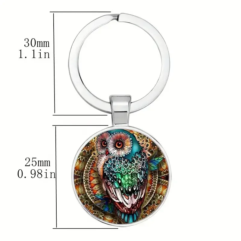 Новые аксессуары модный креативный брелок для ключей с кристаллами в виде совы