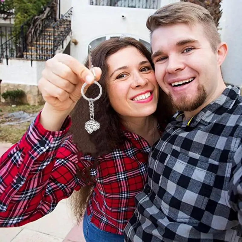 E21F Практичный профессиональный брелок в виде мозга брелок-орган подвеска для