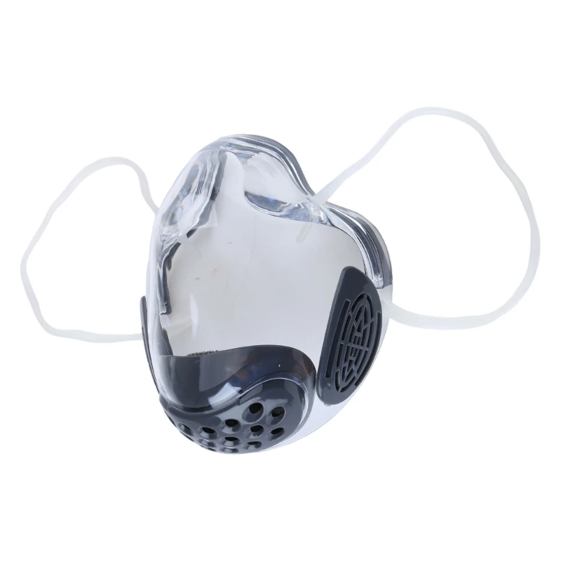 Дышащая защита для рта носа прозрачный щиток лица противотуманные маски