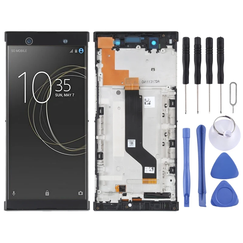 Оригинальный ЖК-экран для Sony Xperia Z2a D6563/ Xperia XA1 Ultra G3226/ Xperia XA Ultra F3212 дигитайзер Полный комплект с рамкой