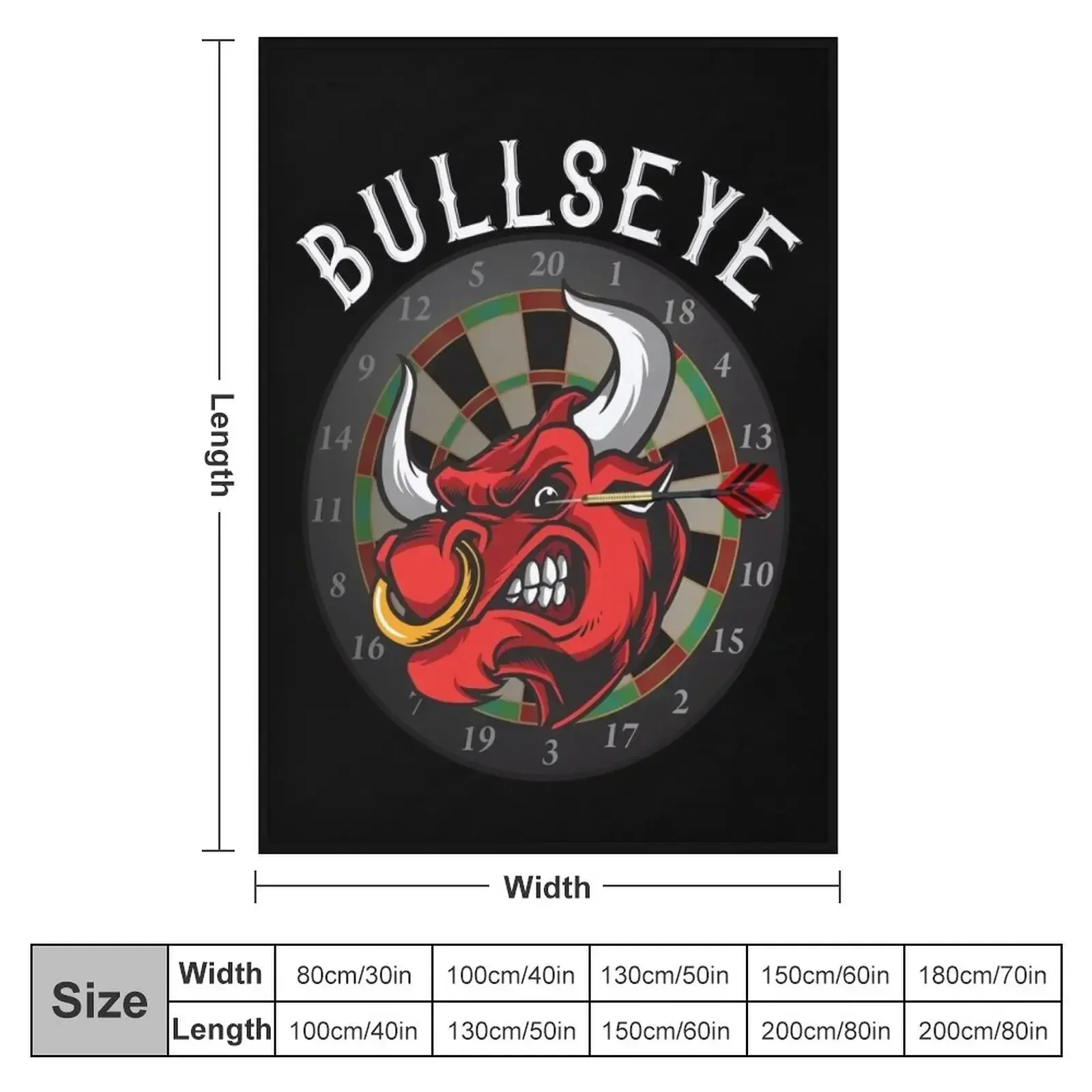 Bullseye Дартс Fan Dartfeil Плед Роскошное нижнее белье St для дивана Роскошные одеяла