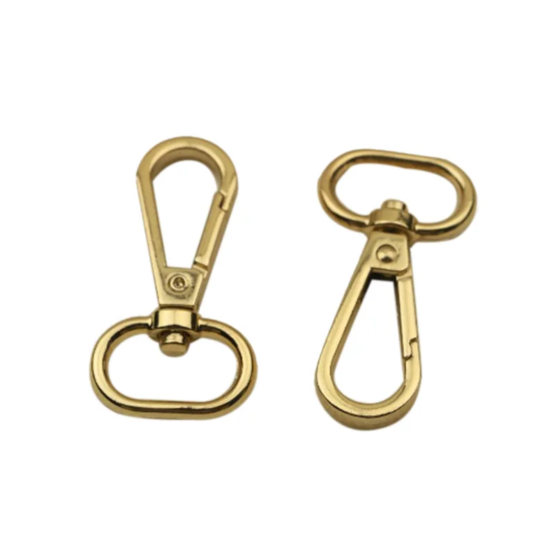 5Pcs 2cm Inner Diameter Metal Belt Carabiners DIY Hardware Accessories Swivel Collar &amp Key Clips Oval Pet Leash 4 Color |