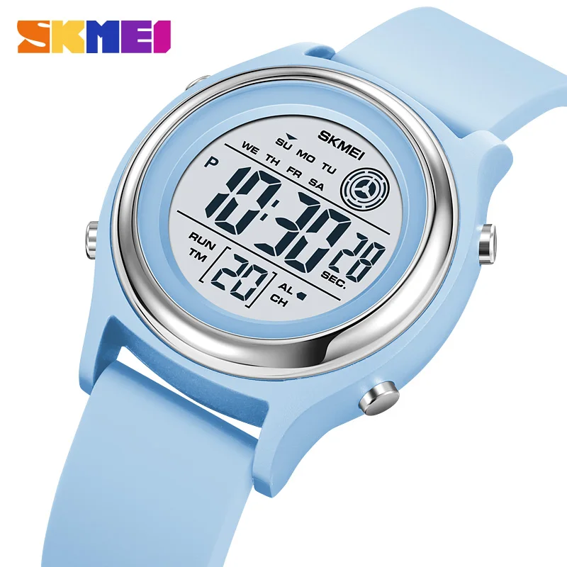 

SKMEI Fashion Back Light Display Countdown Digital Watches Women Stopwatch Lady Wristwatch 50M Waterproof Shockproof reloj mujer